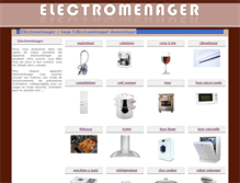 Tablet Screenshot of electromenager.tv